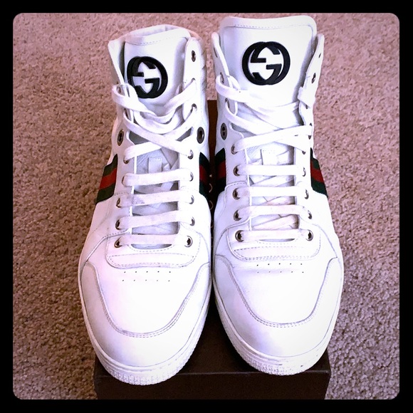mens gucci shoes white